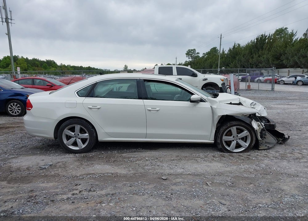 2013 VOLKSWAGEN PASSAT 2.0L TDI SE VIN: 1VWBN7A34DC103421