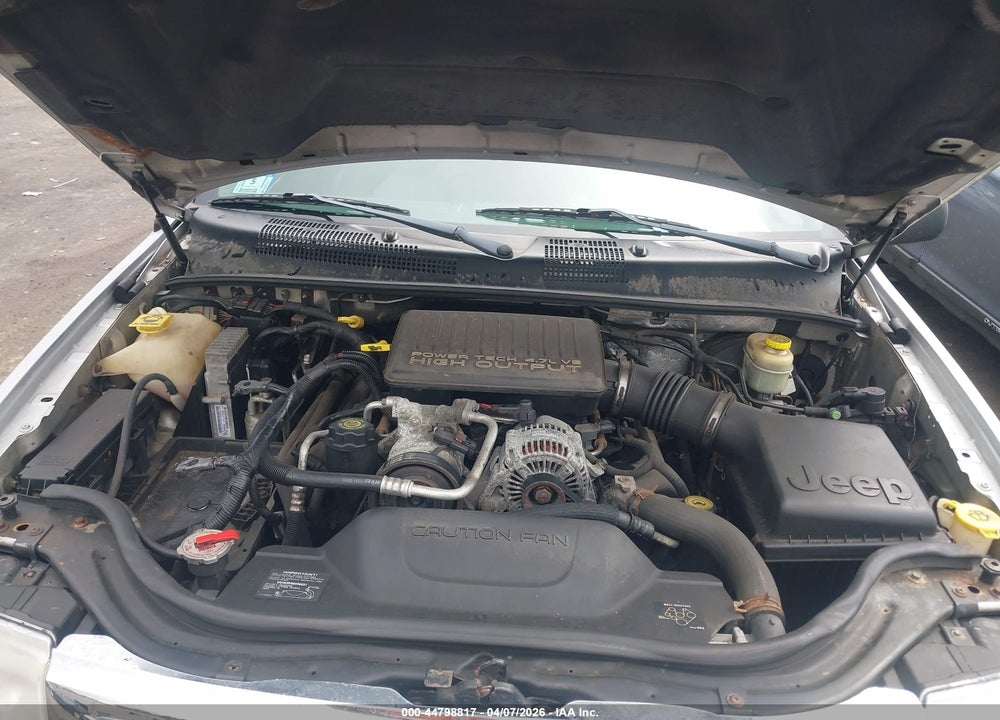 2004 JEEP GRAND CHEROKEE OVERLAND VIN: 1J8GW68J84C297965