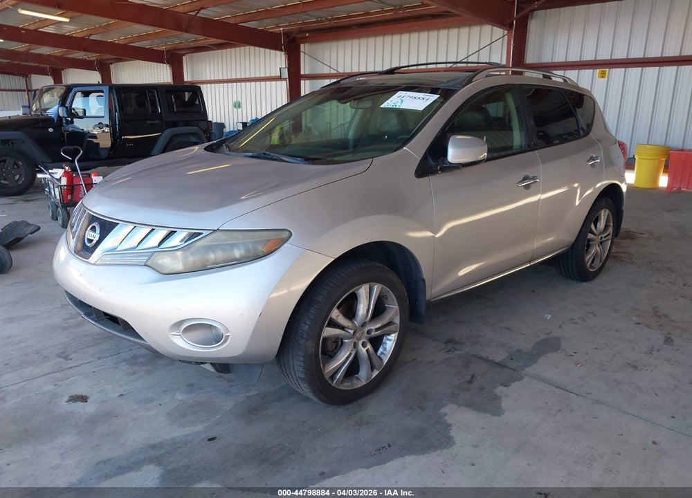 2010 NISSAN MURANO LE VIN: JN8AZ1MW4AW105822