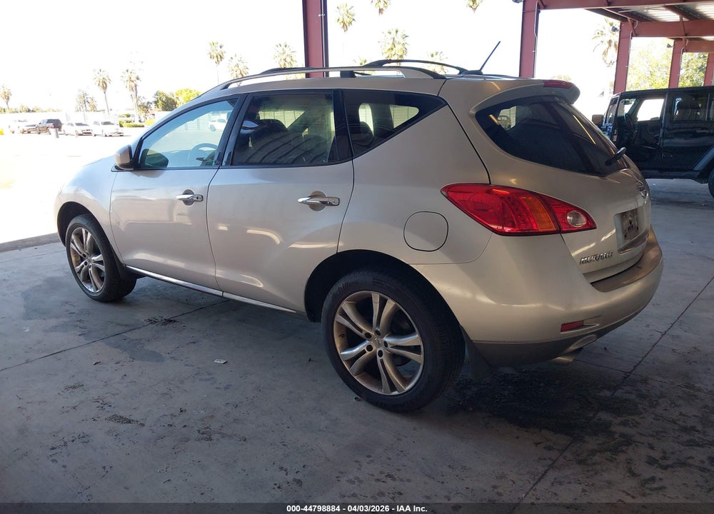 2010 NISSAN MURANO LE VIN: JN8AZ1MW4AW105822