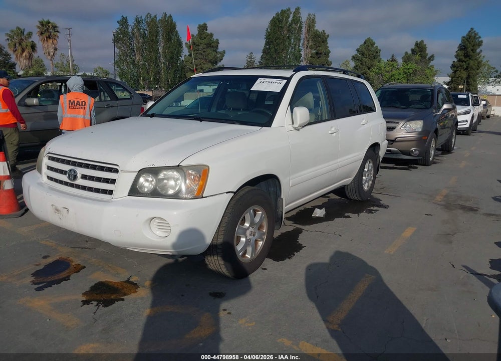 2003 TOYOTA HIGHLANDER V6 VIN: JTEGF21A930099563