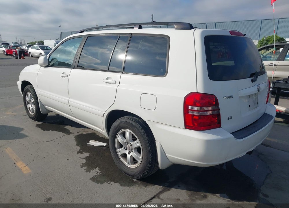 2003 TOYOTA HIGHLANDER V6 VIN: JTEGF21A930099563