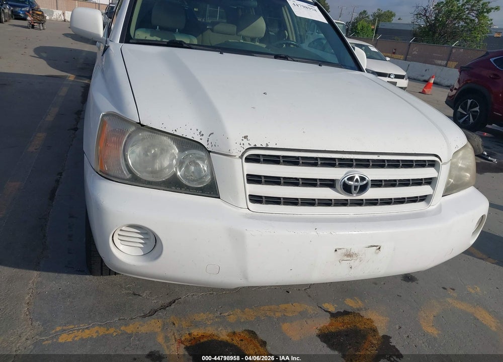 2003 TOYOTA HIGHLANDER V6 VIN: JTEGF21A930099563
