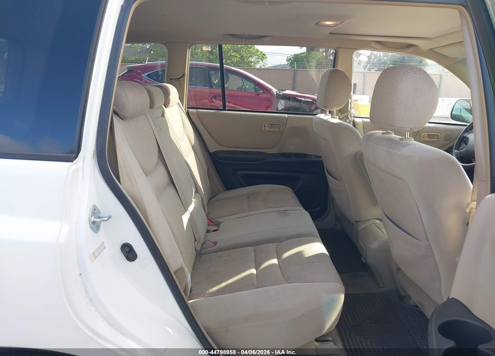 2003 TOYOTA HIGHLANDER V6 VIN: JTEGF21A930099563