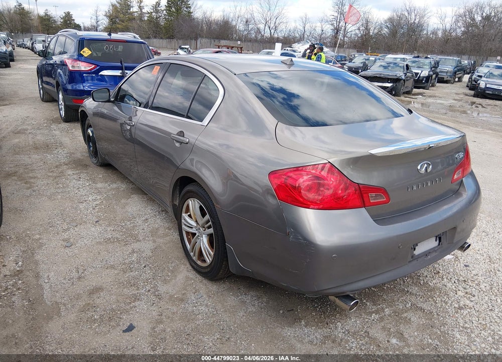 2010 INFINITI G37X VIN: JN1CV6AR6AM460890