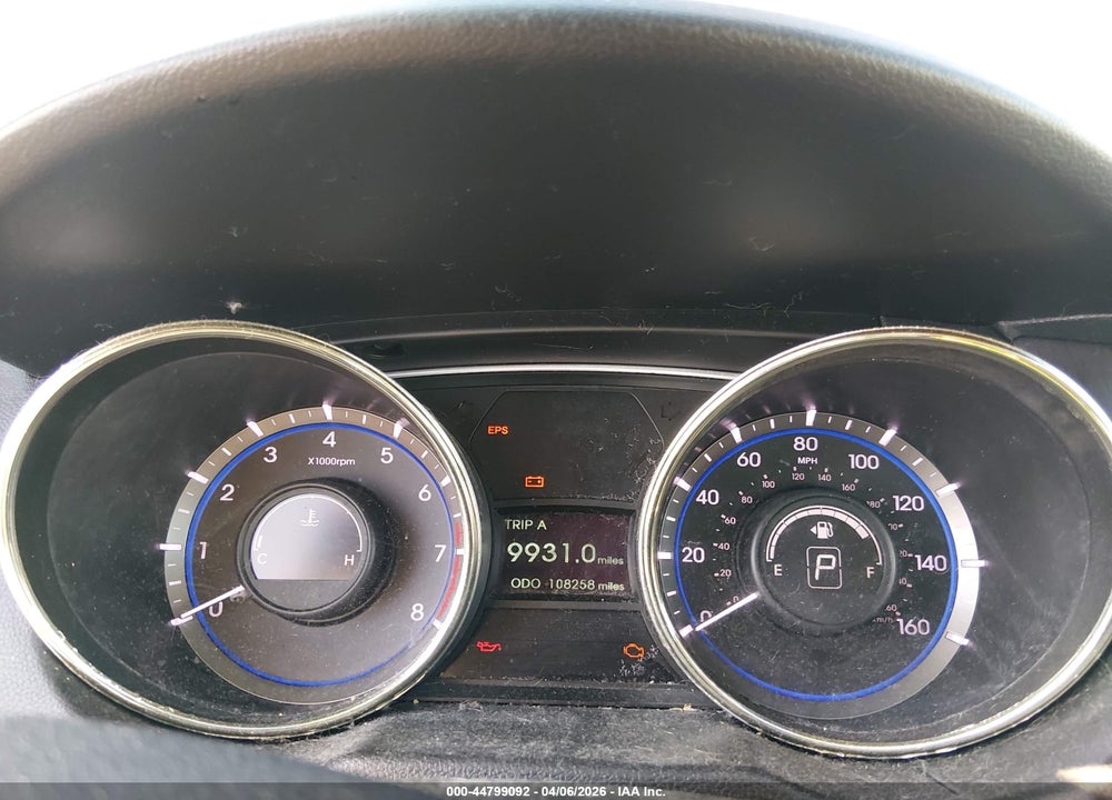 2012 HYUNDAI SONATA GLS VIN: 5NPEB4AC1CH472232