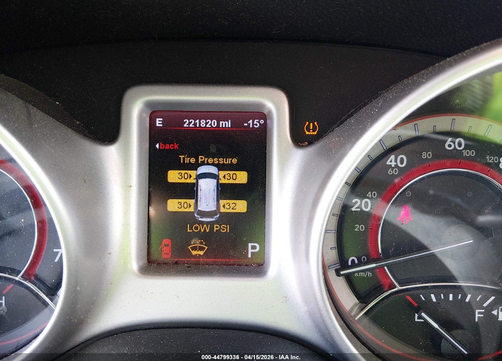 2012 DODGE JOURNEY VIN: 3C4PDCBG8CT226910