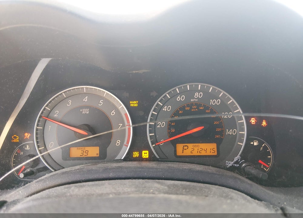 2010 TOYOTA COROLLA S VIN: 2T1BU4EE0AC253254