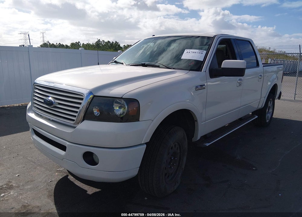 2008 FORD F-150 HARLEY-DAVIDSON/LIMITED VIN: 1FTRW12558FA01688