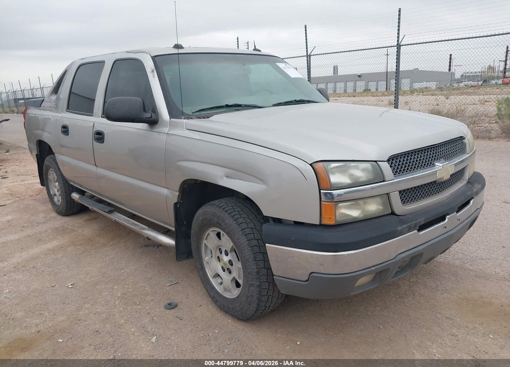 2004 CHEVROLET AVALANCHE 1500 VIN: 3GNEK12T34G250046