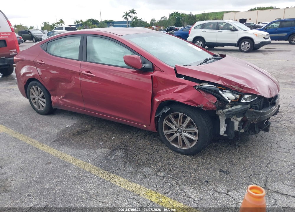2016 HYUNDAI ELANTRA SE VIN: 5NPDH4AE7GH704379