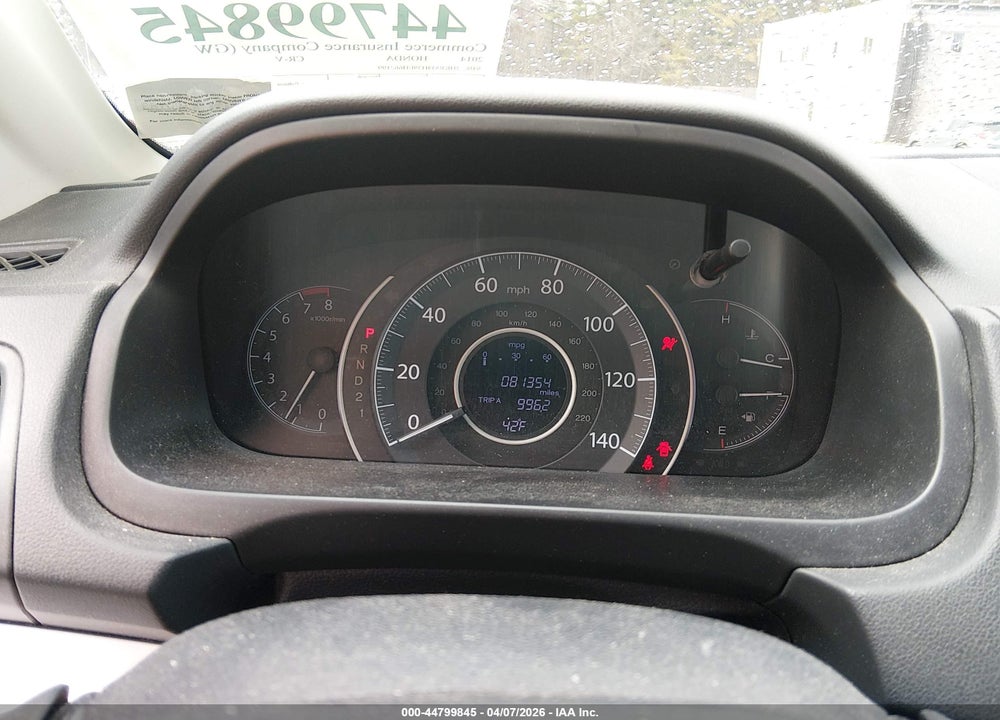 2014 HONDA CR-V LX VIN: 2HKRM4H39EH662199