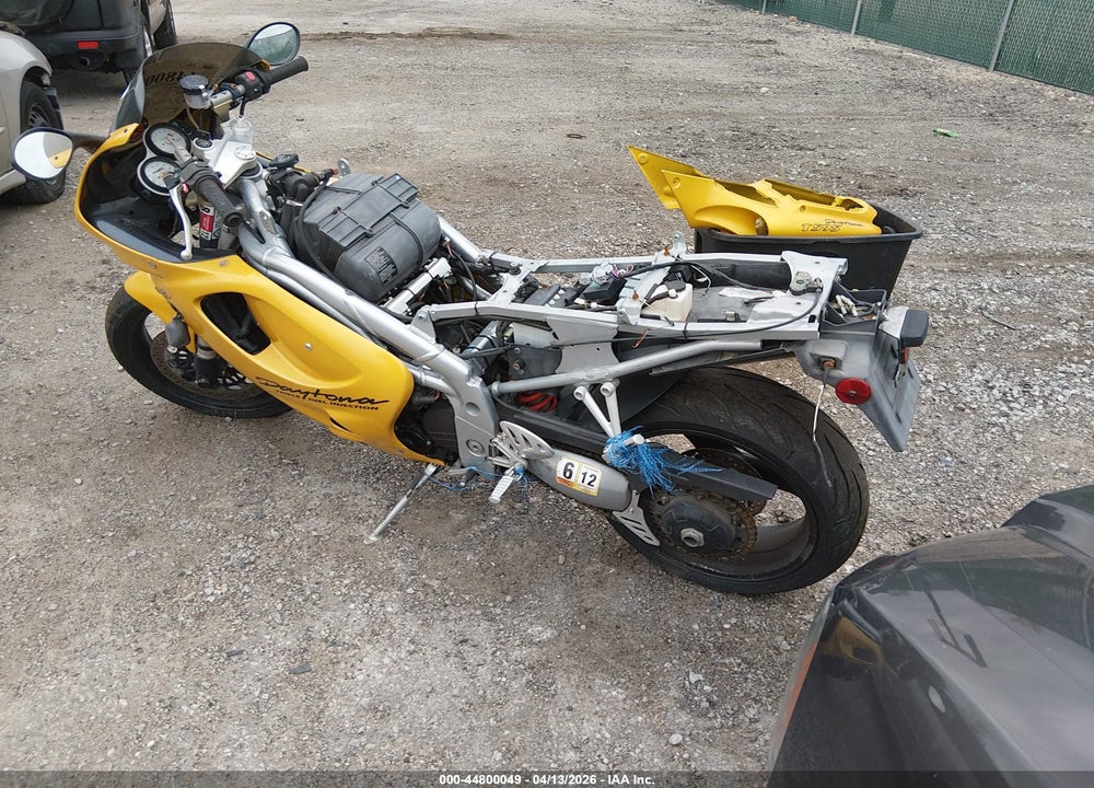 1997 TRIUMPH MOTORCYCLE T595 DAYTONA VIN: SMT502FK7VJ052478
