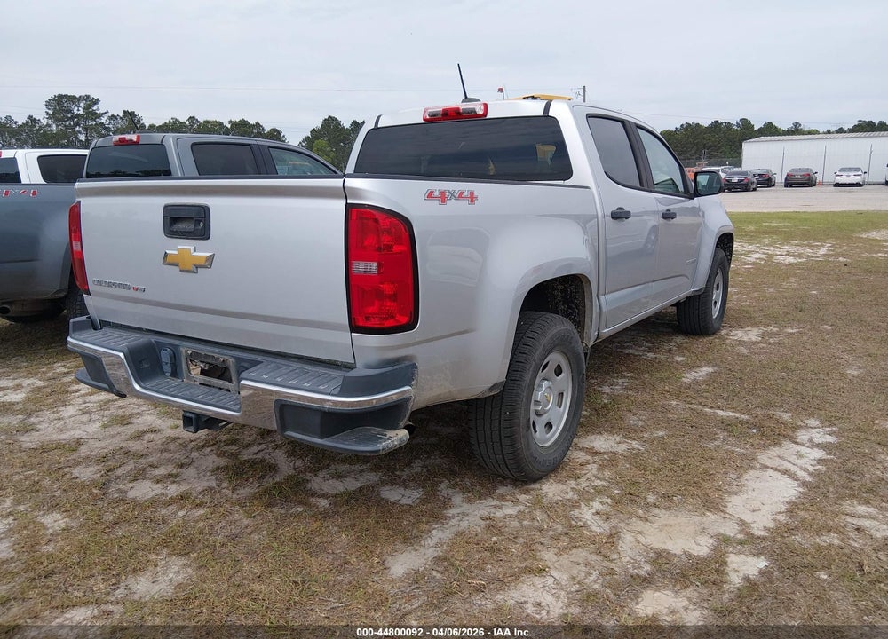 2019 CHEVROLET COLORADO WT VIN: 1GCGTBENXK1101663