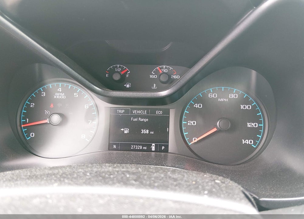 2019 CHEVROLET COLORADO WT VIN: 1GCGTBENXK1101663