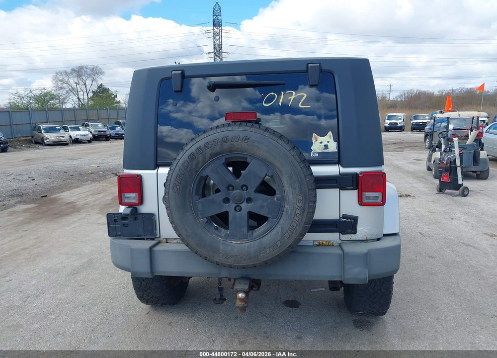 2007 JEEP WRANGLER SAHARA VIN: 1J4FA54187L129985