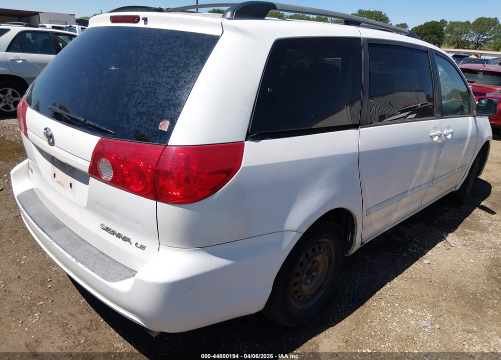 2008 TOYOTA SIENNA LE VIN: 5TDZK23C78S193159