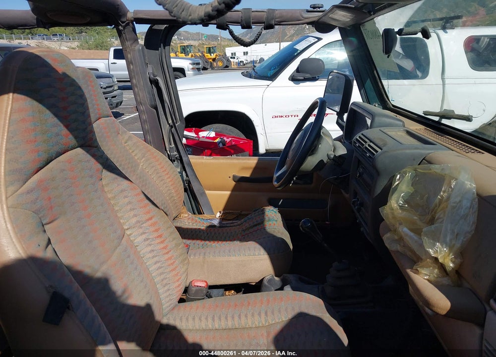 1997 JEEP WRANGLER SE VIN: 1J4FY29P2VP458064