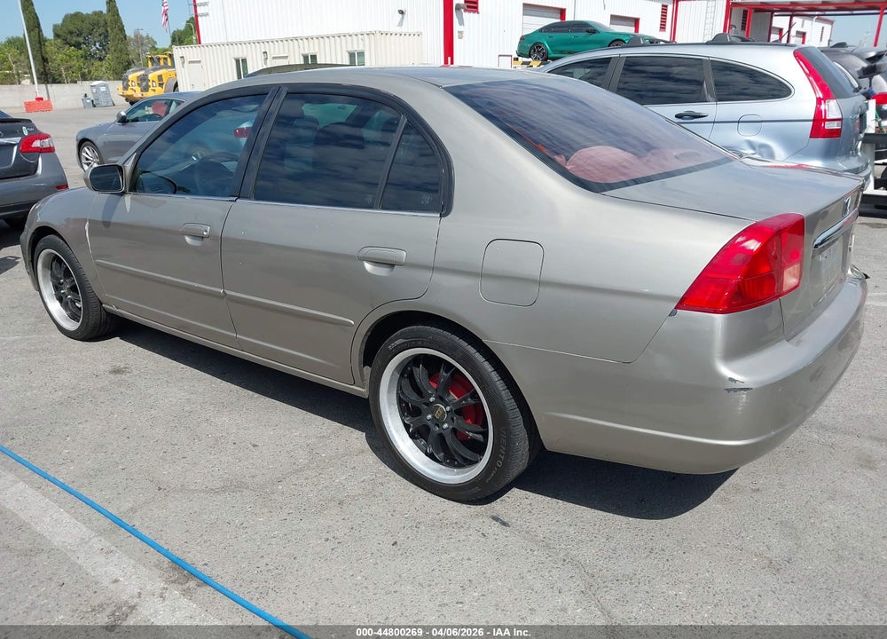 2001 HONDA CIVIC EX VIN: 2HGES26791H514380