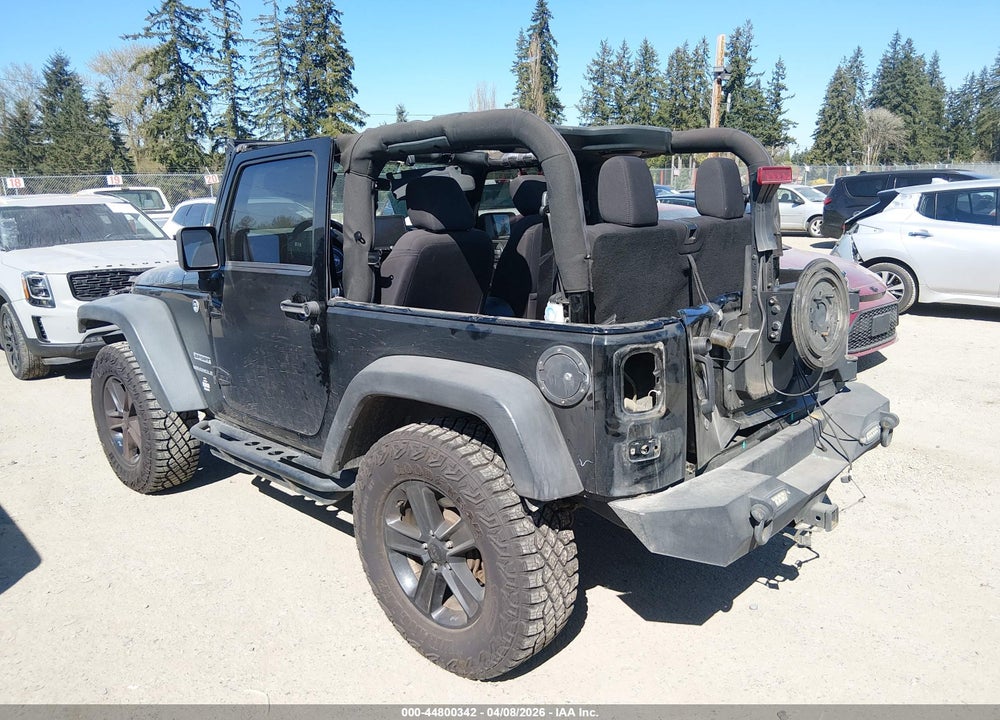 2013 JEEP WRANGLER SPORT VIN: 1C4AJWAGXDL603509