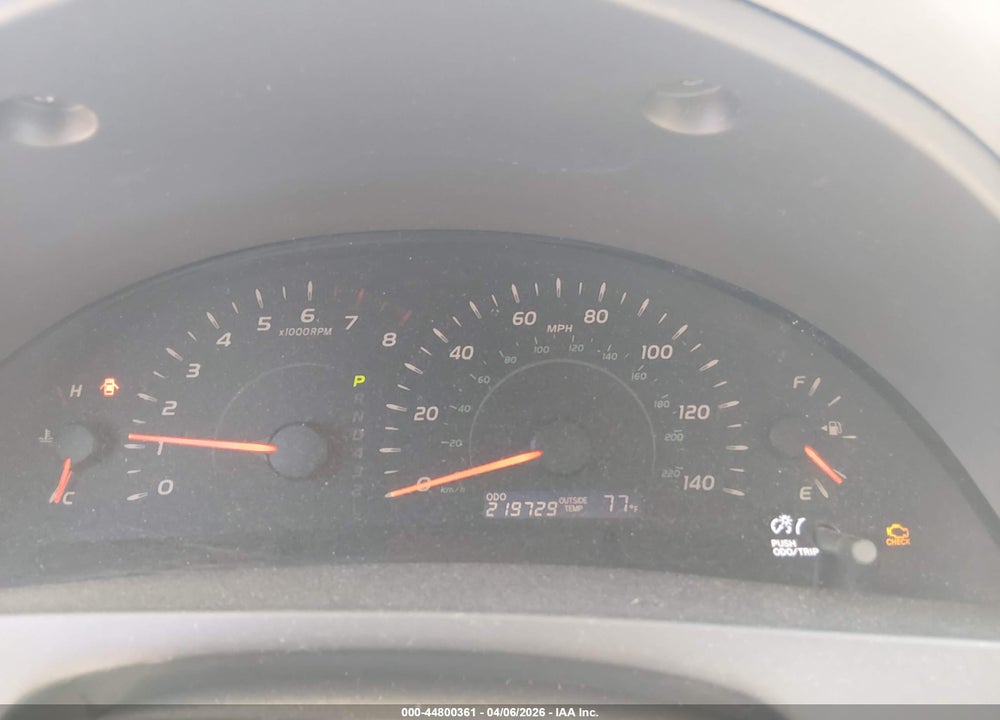 2008 TOYOTA CAMRY LE VIN: 4T1BE46K88U233456