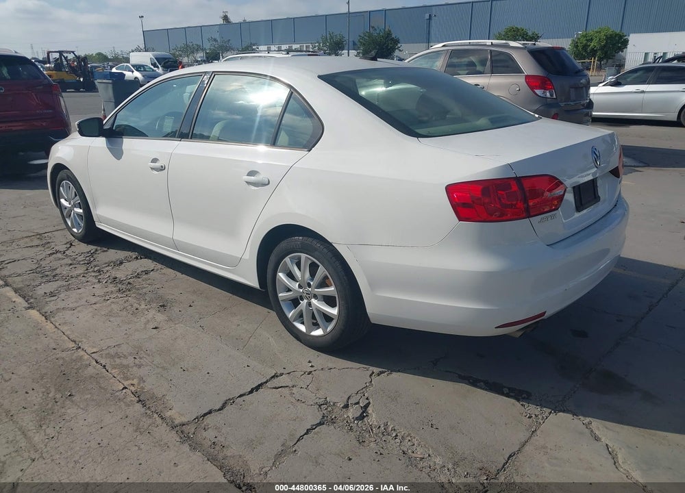 2012 VOLKSWAGEN JETTA 2.5L SE VIN: 3VWDP7AJ8CM372729