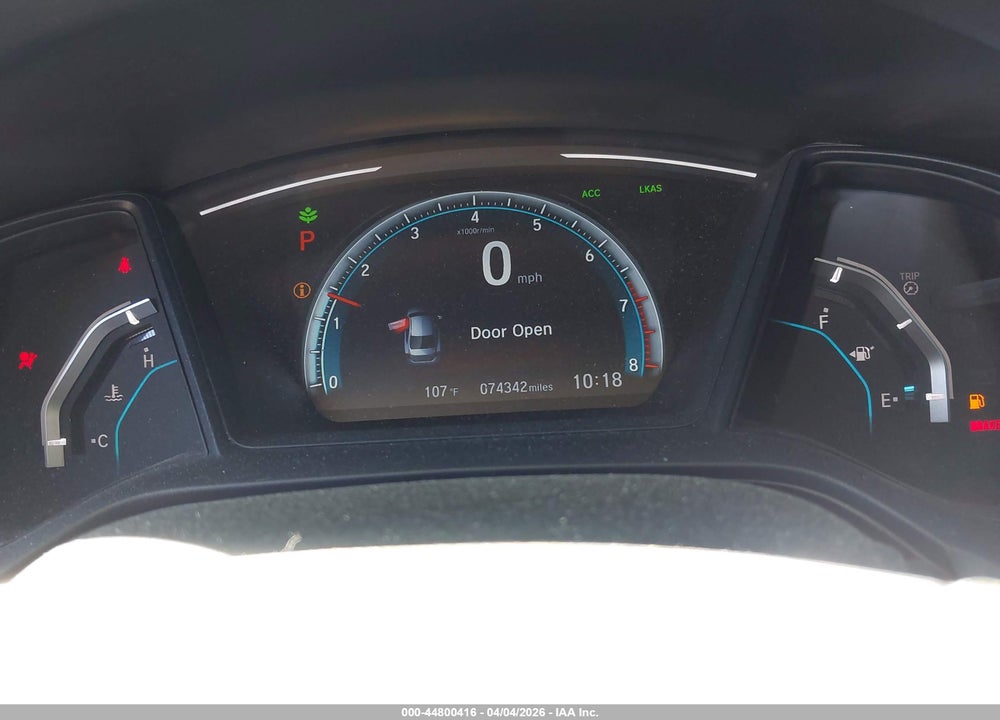 2019 HONDA CIVIC LX VIN: 2HGFC2F65KH566633