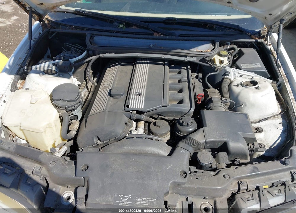 2000 BMW 323CI VIN: WBABM3343YJN87312