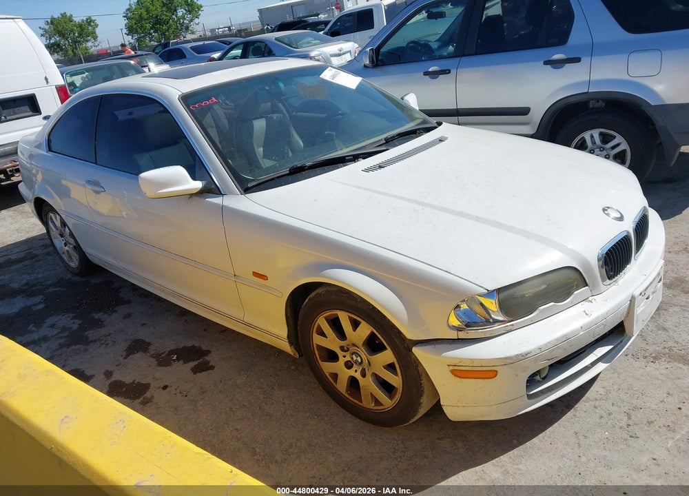 2000 BMW 323CI VIN: WBABM3343YJN87312