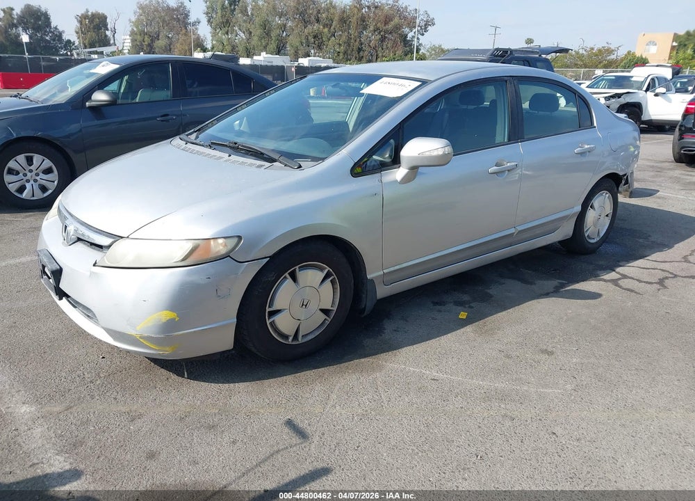 2007 HONDA CIVIC HYBRID VIN: JHMFA36227S021723
