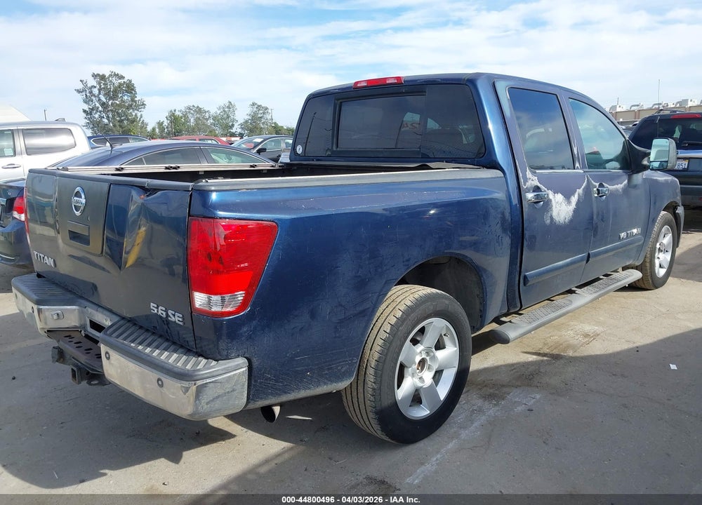 2006 NISSAN TITAN SE VIN: 1N6AA07A16N506588