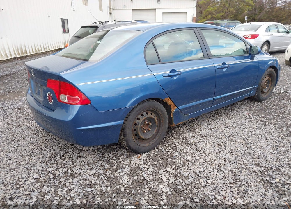2007 HONDA CIVIC LX VIN: 1HGFA15587L068476