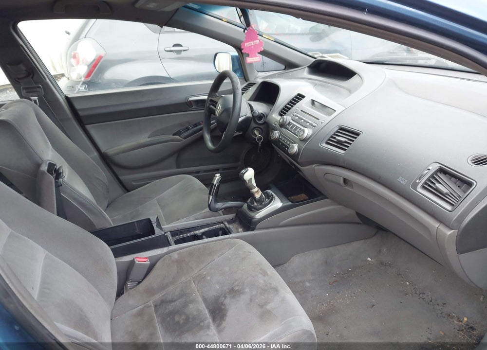 2007 HONDA CIVIC LX VIN: 1HGFA15587L068476