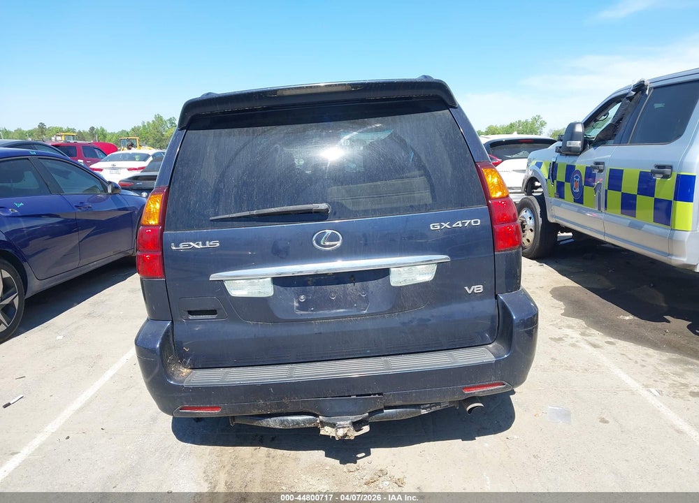 2005 LEXUS GX 470 VIN: JTJBT20X450072770