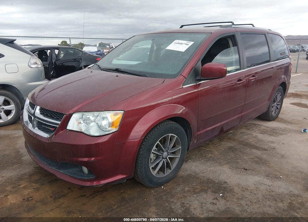 2017 DODGE GRAND CARAVAN SXT VIN: 2C4RDGCG7HR745861