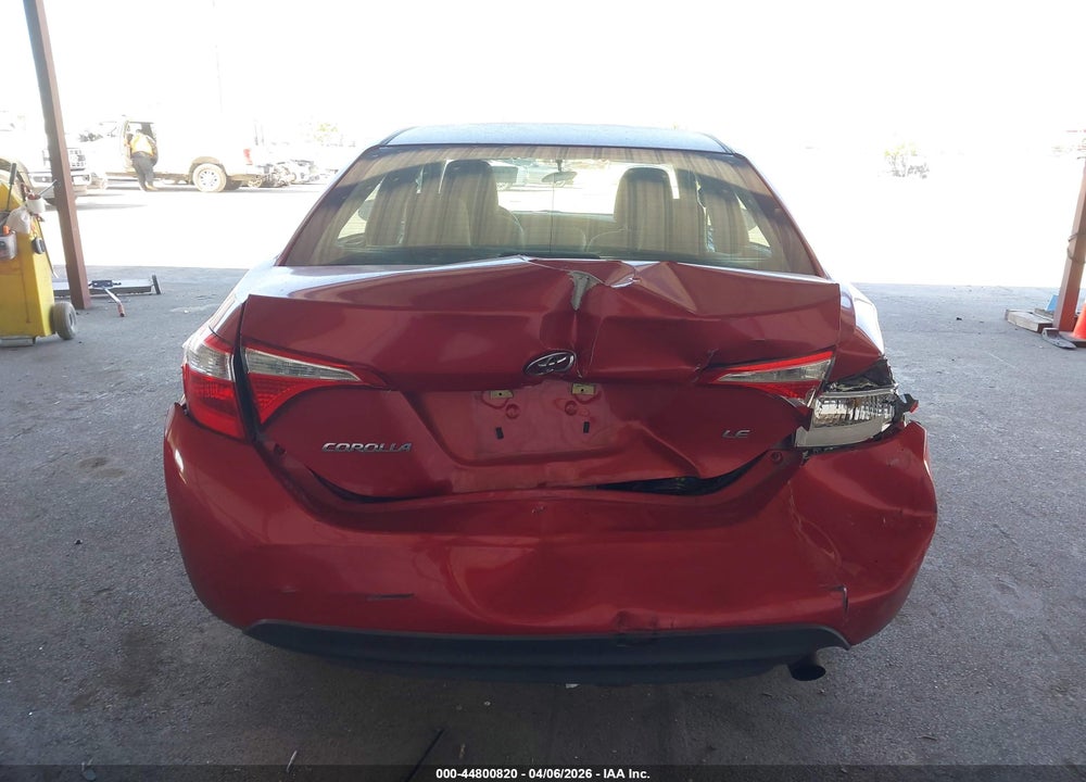 2016 TOYOTA COROLLA LE PLUS VIN: 5YFBURHE6GP456845