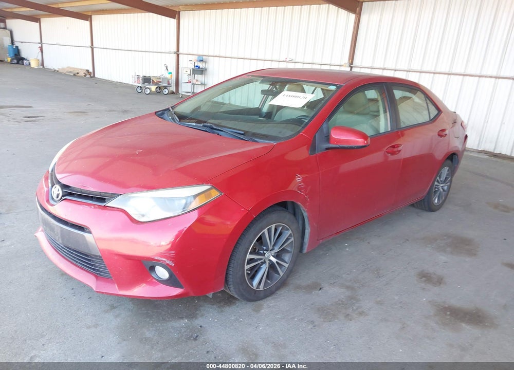 2016 TOYOTA COROLLA LE PLUS VIN: 5YFBURHE6GP456845