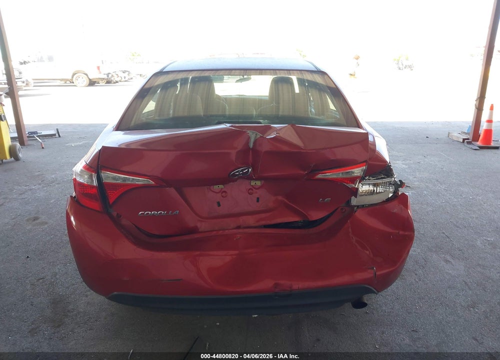 2016 TOYOTA COROLLA LE PLUS VIN: 5YFBURHE6GP456845