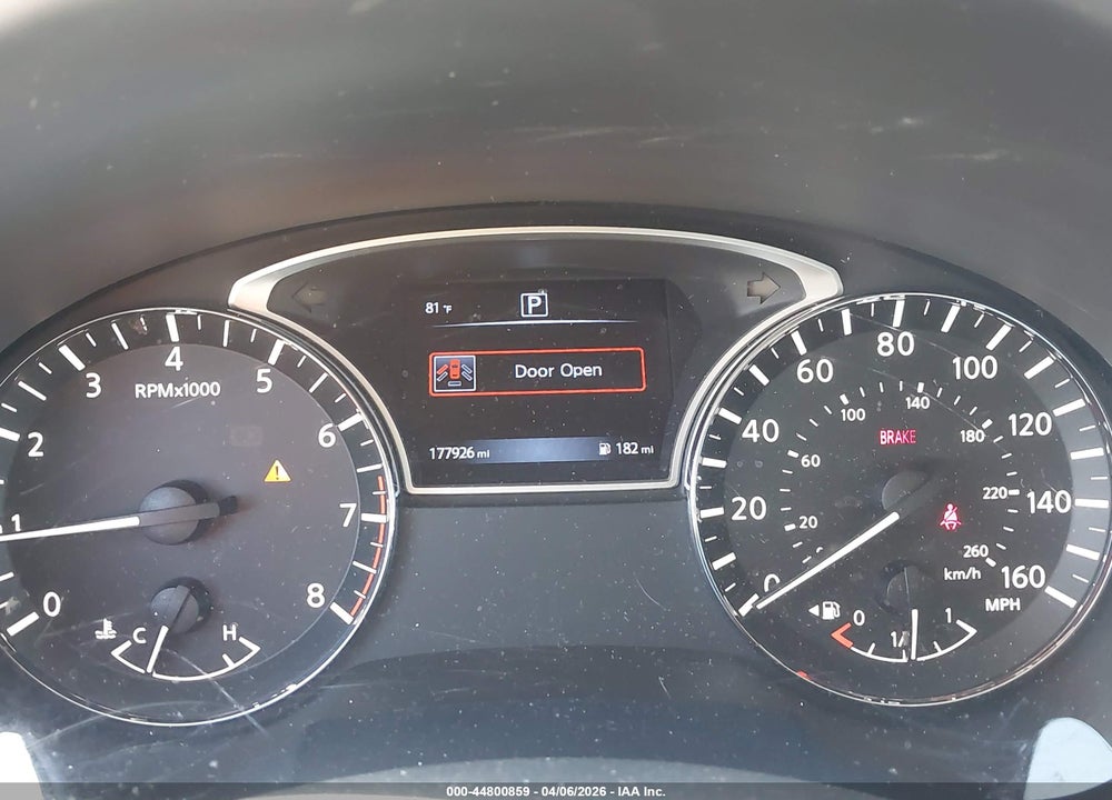 2016 NISSAN ALTIMA 2.5/2.5 S/2.5 SL/2.5 SR/2.5 SV VIN: 1N4AL3AP5GN310401