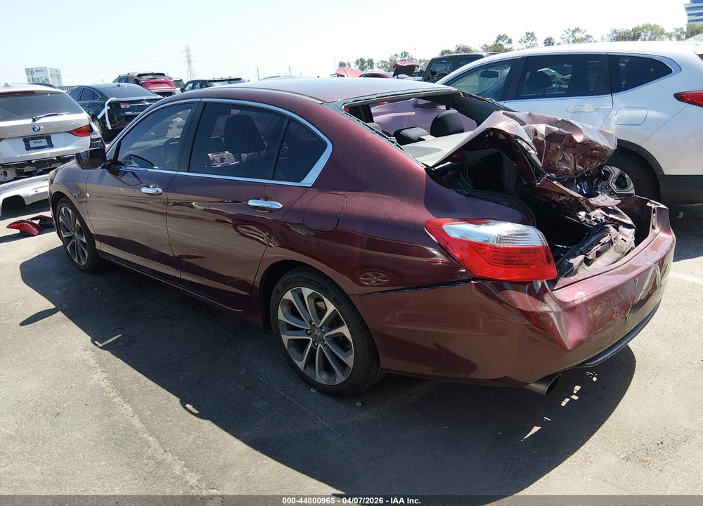 2015 HONDA ACCORD SPORT VIN: 1HGCR2F57FA244699