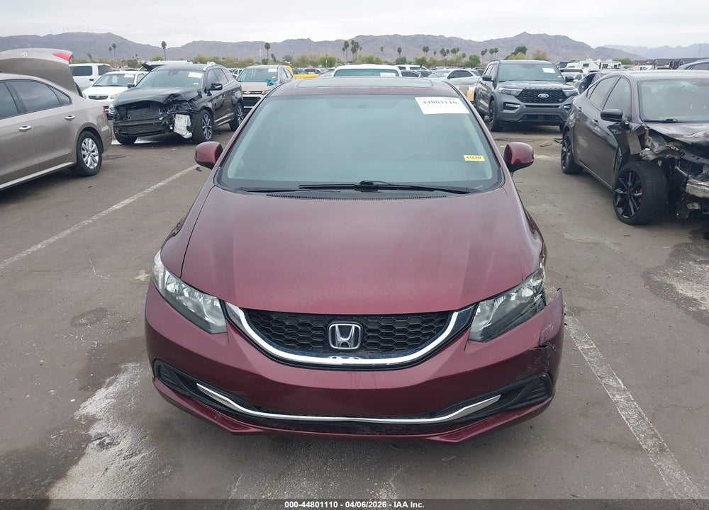 2013 HONDA CIVIC EX VIN: 19XFB2F81DE066910