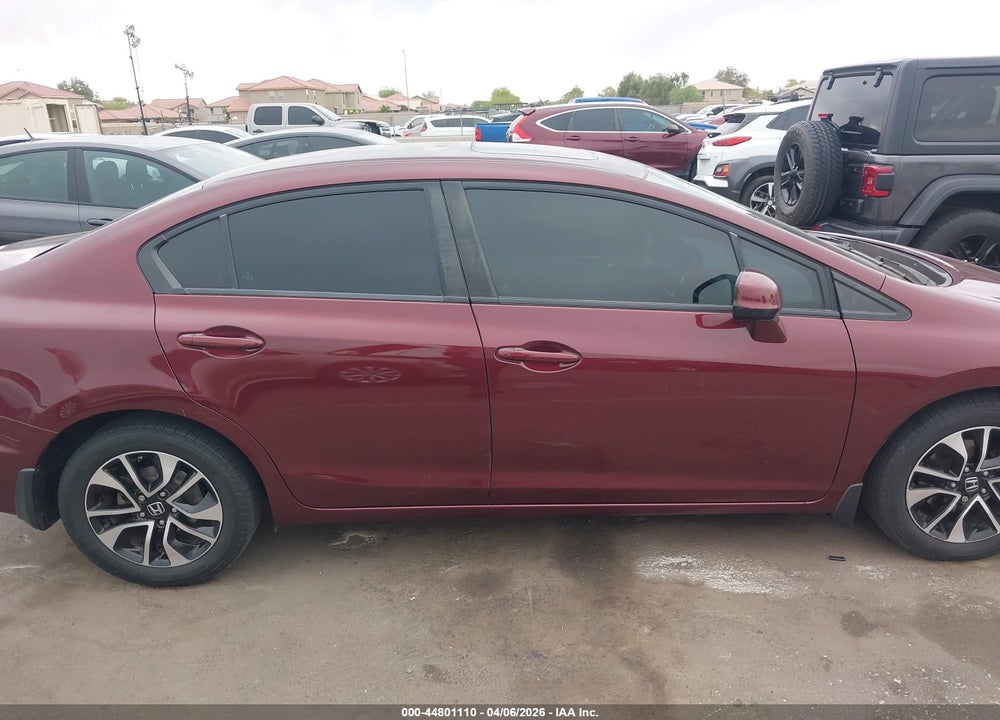 2013 HONDA CIVIC EX VIN: 19XFB2F81DE066910