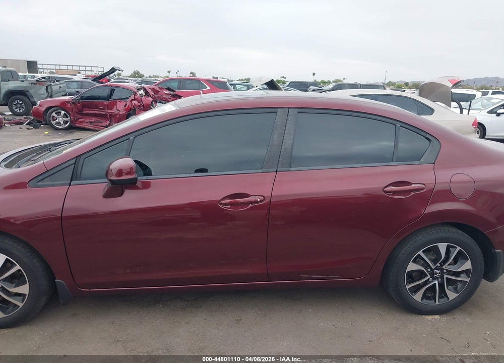 2013 HONDA CIVIC EX VIN: 19XFB2F81DE066910