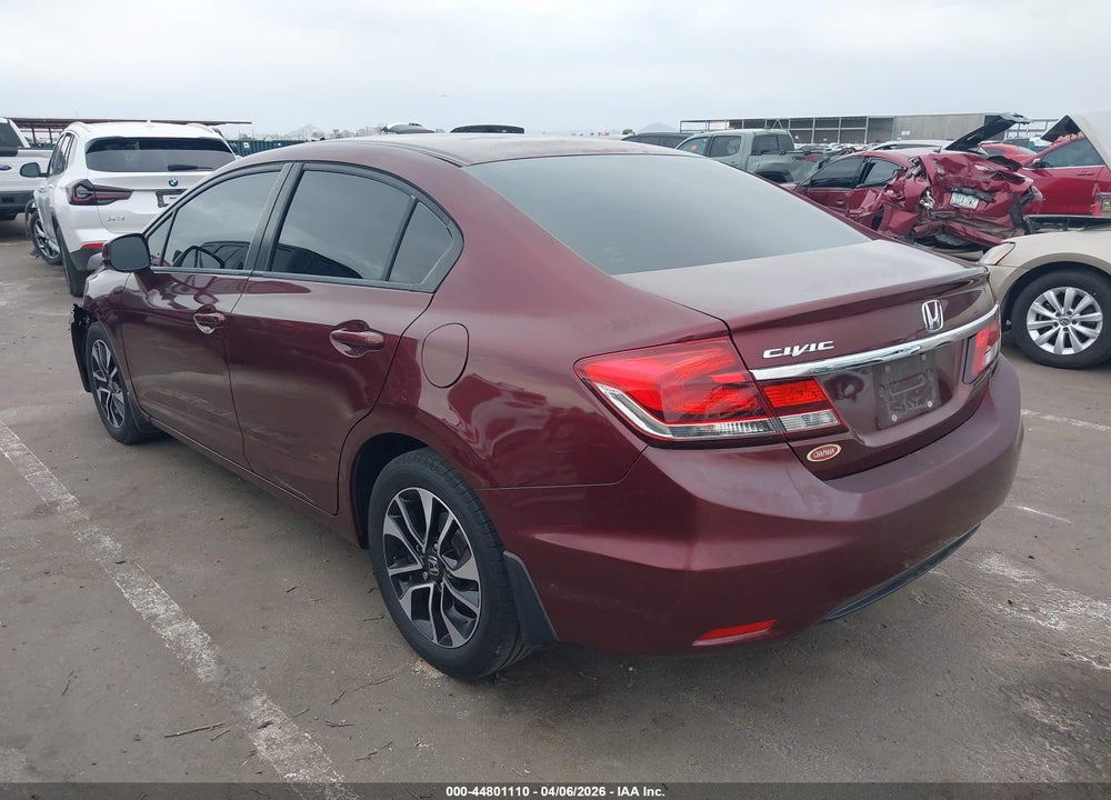 2013 HONDA CIVIC EX VIN: 19XFB2F81DE066910