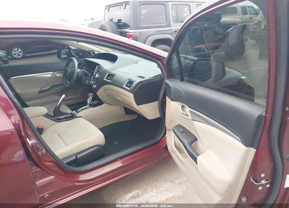 2013 HONDA CIVIC EX VIN: 19XFB2F81DE066910