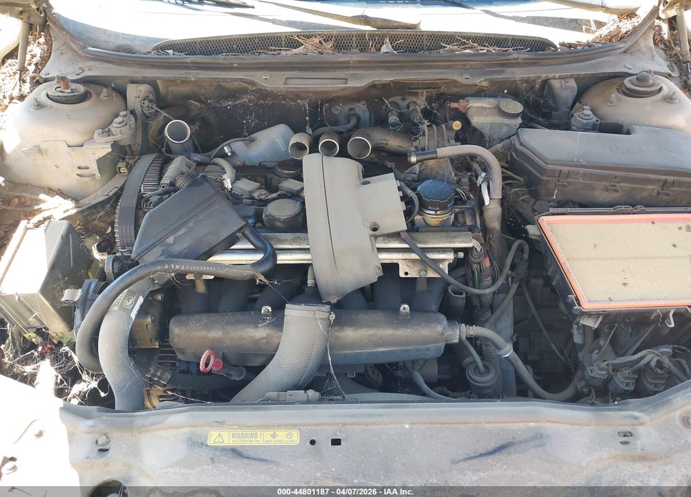 2001 VOLVO S80 T6 VIN: YV1TS90D811197259