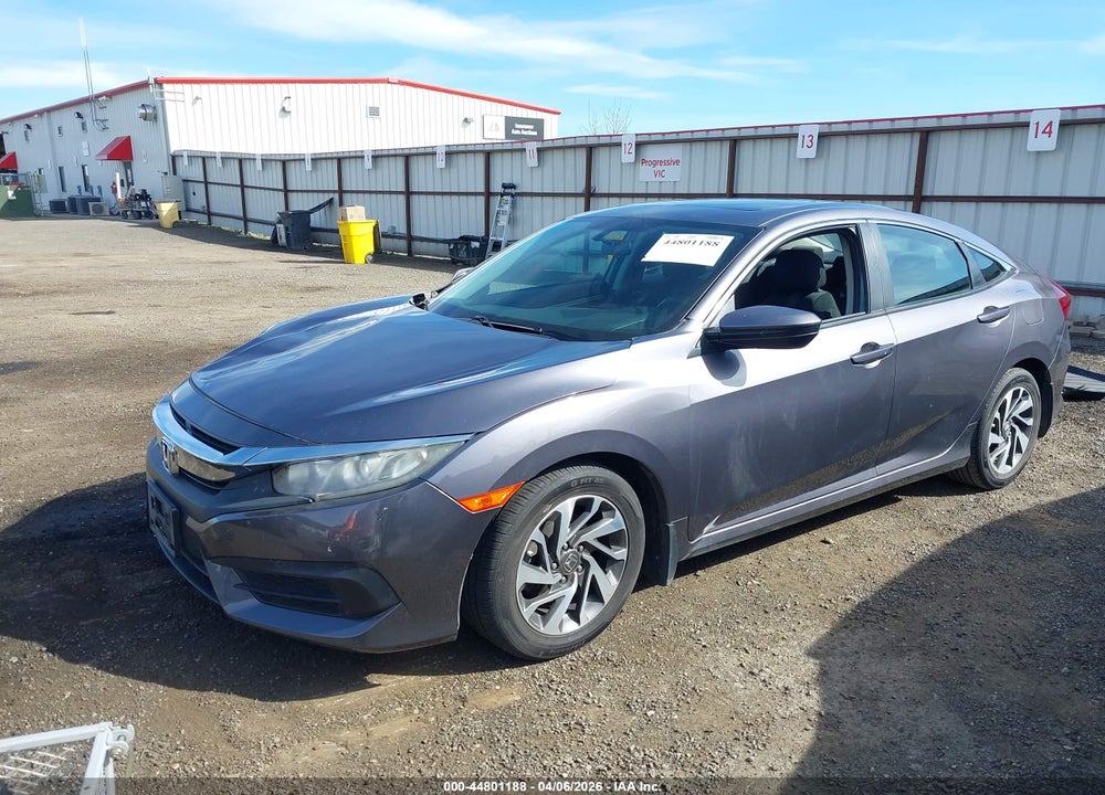 2017 HONDA CIVIC EX VIN: 19XFC2F75HE050431