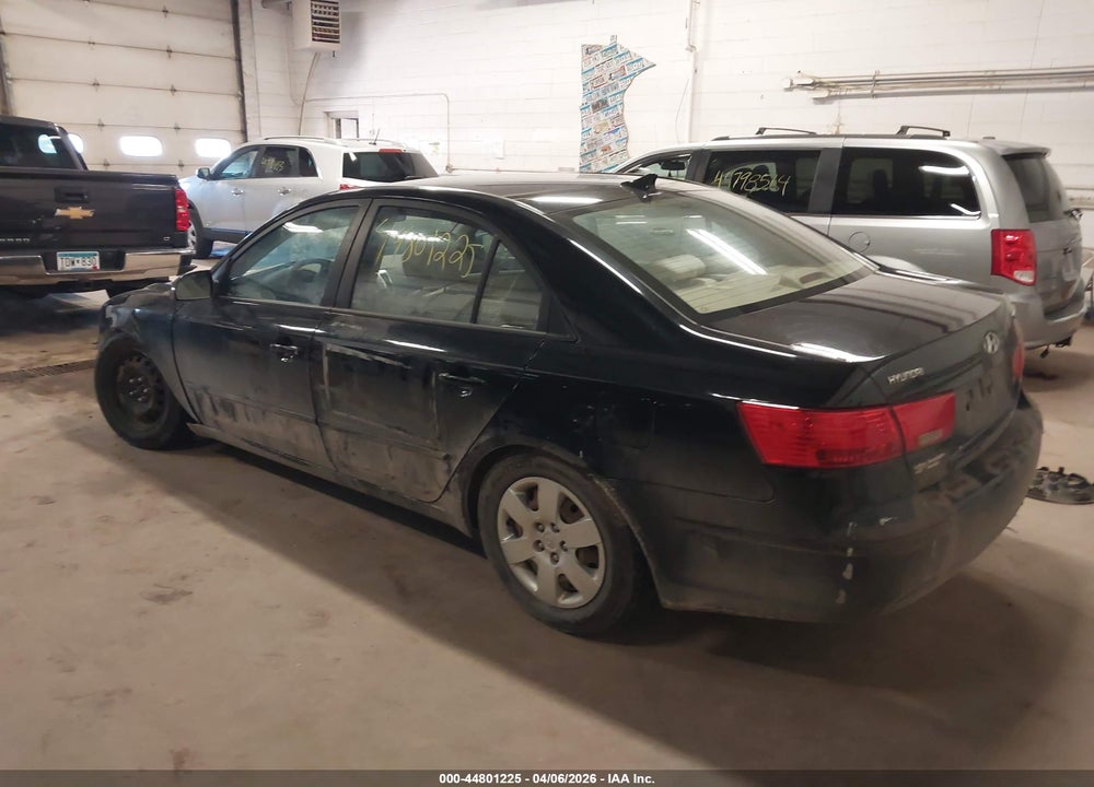2009 HYUNDAI SONATA GLS VIN: 5NPET46CX9H561568