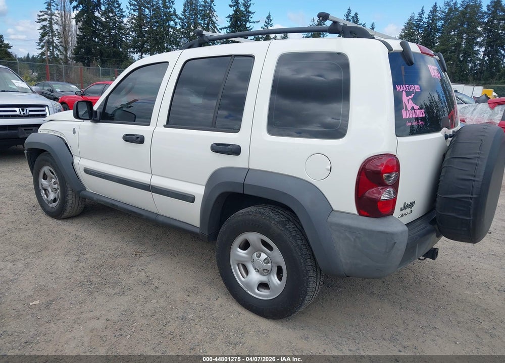 2007 JEEP LIBERTY SPORT VIN: 1J4GL48K17W620828