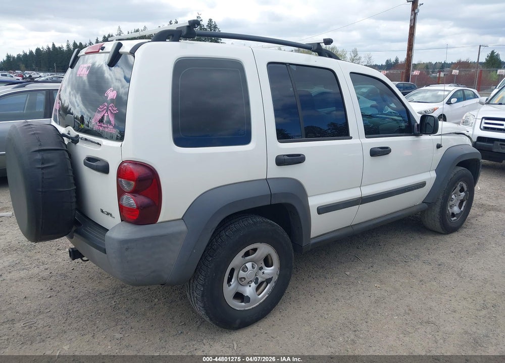 2007 JEEP LIBERTY SPORT VIN: 1J4GL48K17W620828